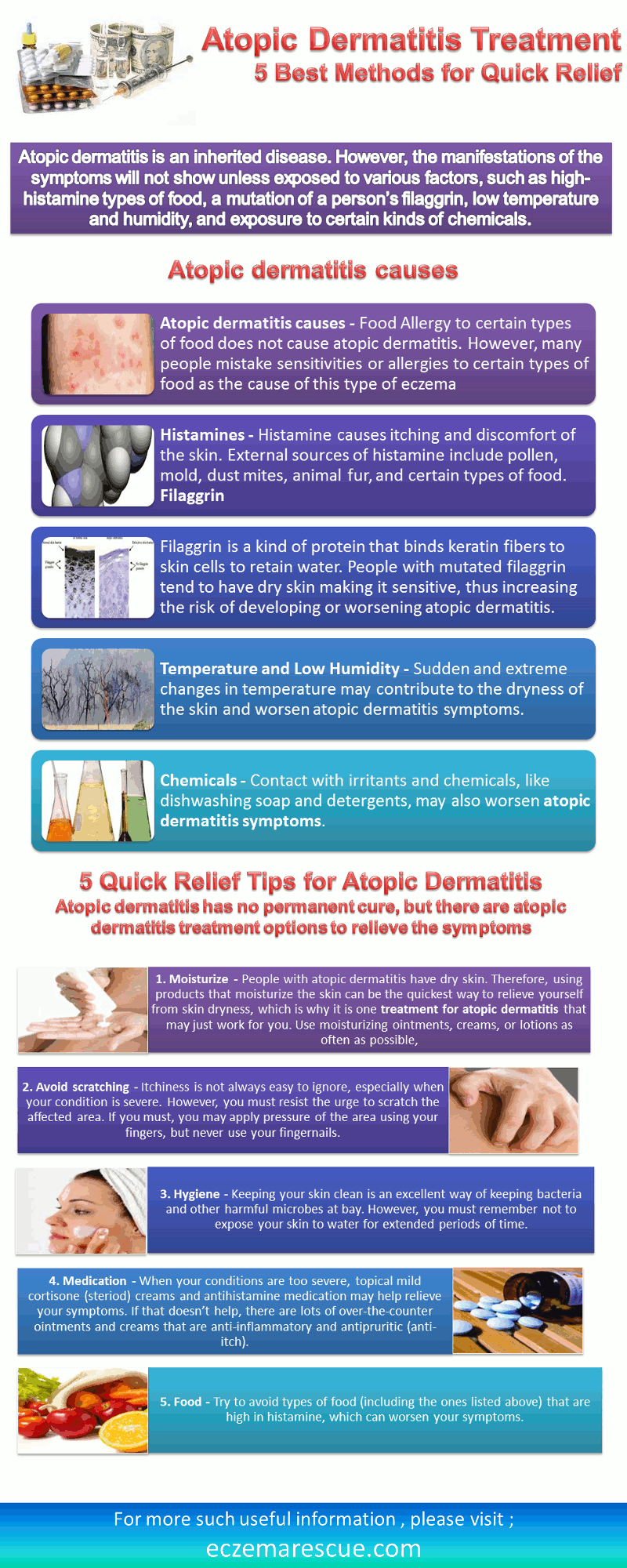 Atopic Dermatitis Treatment 5 Best Methods For Quick Relief